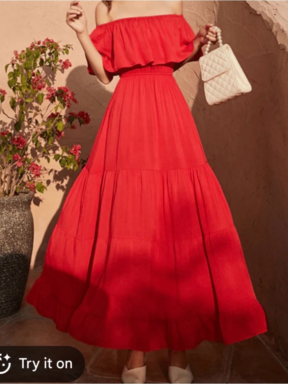 Bloomigdales dress red